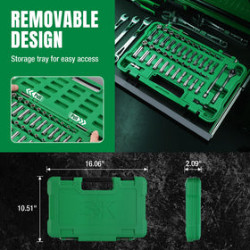 Premium SK finish and durable steel ensure long-lasting performance.