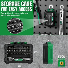 SK tamper star bits collection includes multiple sizes for versatile tasks.