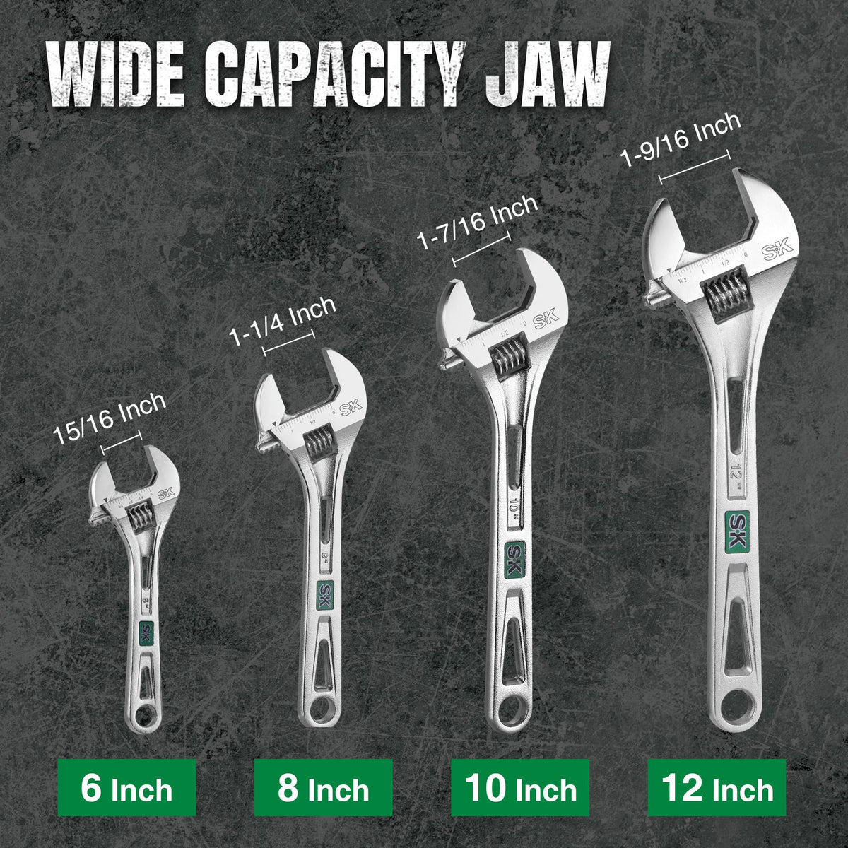 Lightweight yet sturdy SK W-frame design for tough jobs