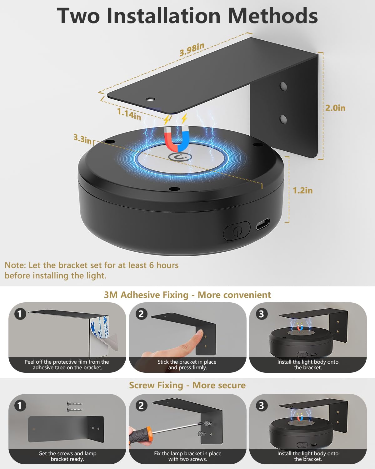 Skairipa magnetic poster light attachment provides easy mounting for exhibitions