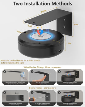 Skairipa magnetic poster light attachment provides easy mounting for exhibitions