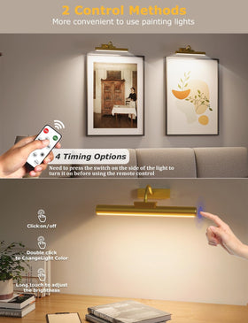 Skairipa 5000mAh battery powered light with cordless operation