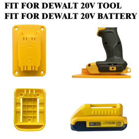SKCMOX battery holders secure Dewalt 20V/60V batteries for quick access.