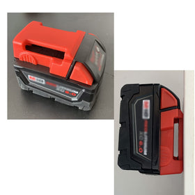 SKCMOX battery holder for Milwaukee M18 keeps batteries organized and ready.