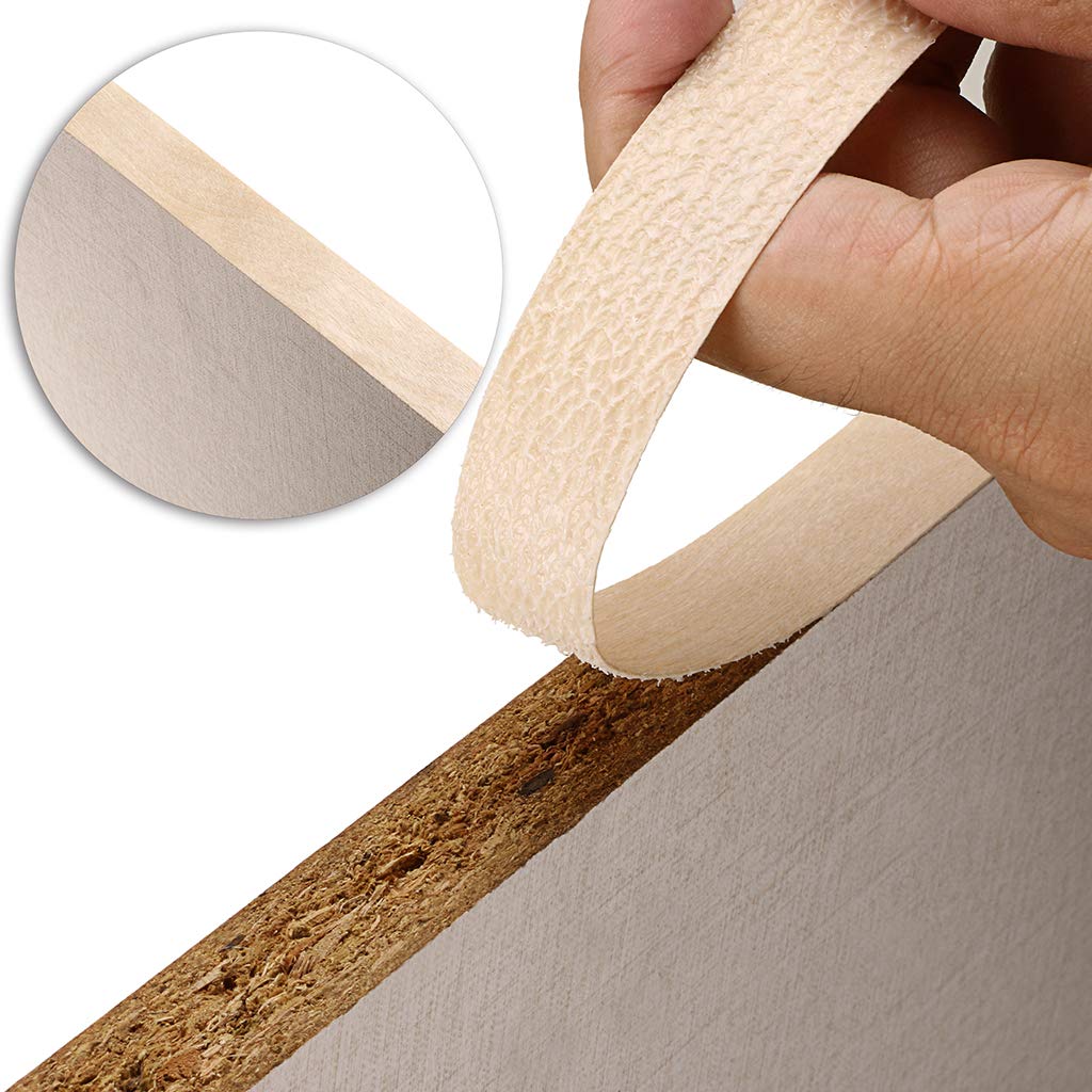 Skelang edge band applied to plywood creates seamless edges.