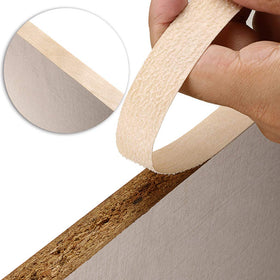 Skelang edge band applied to plywood creates seamless edges.