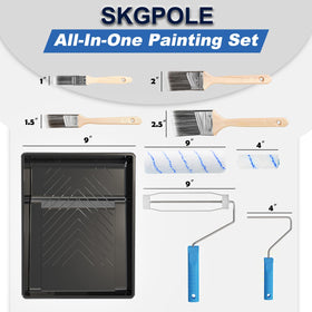 SKGPOLE small roller covers for detail work and smooth finish.