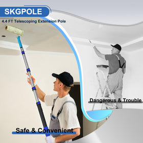 SKGPOLE 4-inch roller holder helps precise corners and trim.