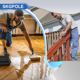 SKGPOLE 9-inch roller holder for smooth, even coverage on walls.