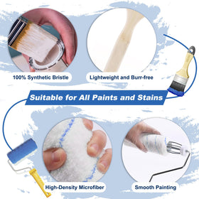SKGPOLE paint tray with liner for efficient cleanup.