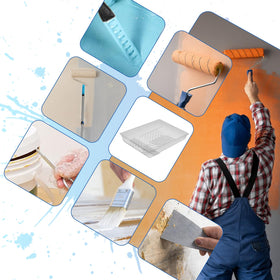 SKGPOLE stainless steel scraper removes paint and putty easily.