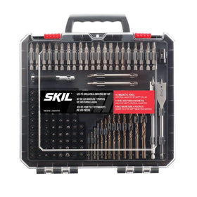 SKIL 120pc bit set with carrying case for quick access