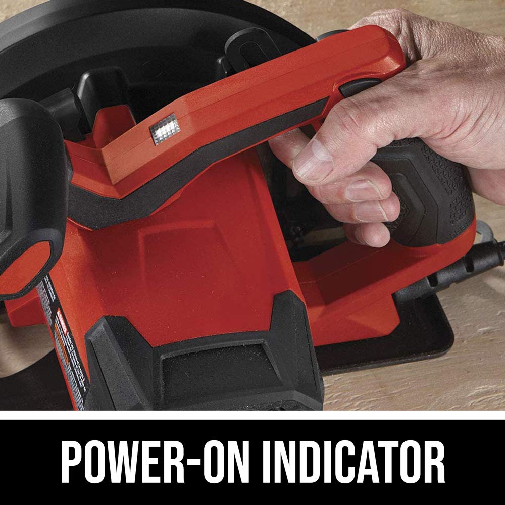 SKIL 5180 powerful 14-amp motor drives through 2x4s and plywood.