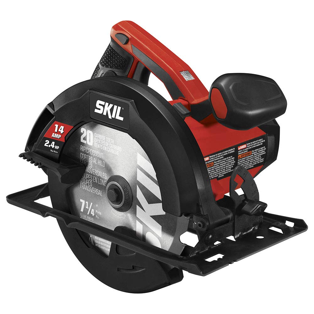 SKIL 5180 dust blower in action keeping the cut line clear.