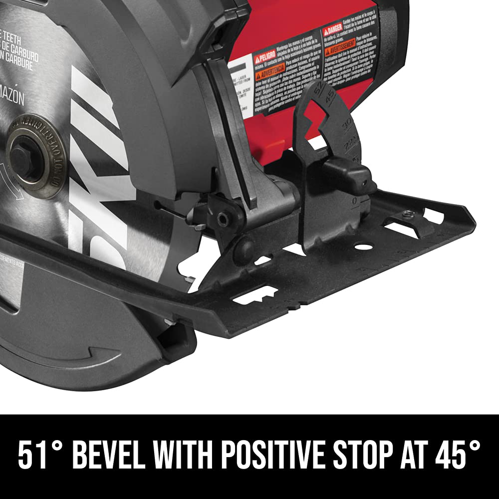 Skil 5280 7-1/4-inch carbide-tipped blade delivers smooth cuts