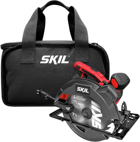 Skil 5280 dust blower keeps line of cut visible during framing
