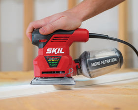 SKIL 7292-02 built in vacuum adapter enables efficient dust collection