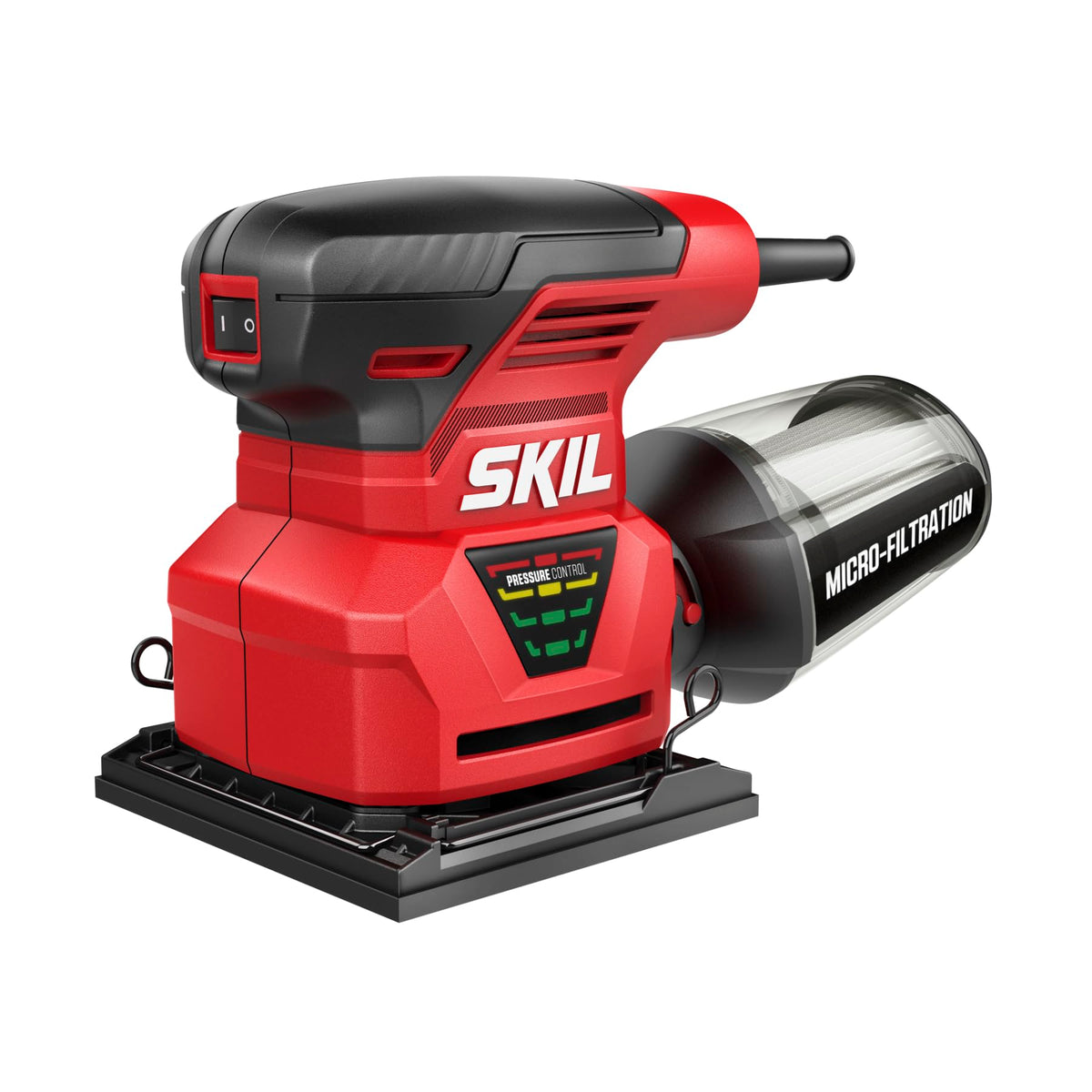 SKIL 7292-02 pressure control indicator helps avoid excessive pressing