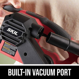 Skil 7510-01 micro-filtration dust capture reduces fine dust in work area.