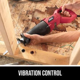 Skil 9206-02 counter balance reduces vibration for comfort