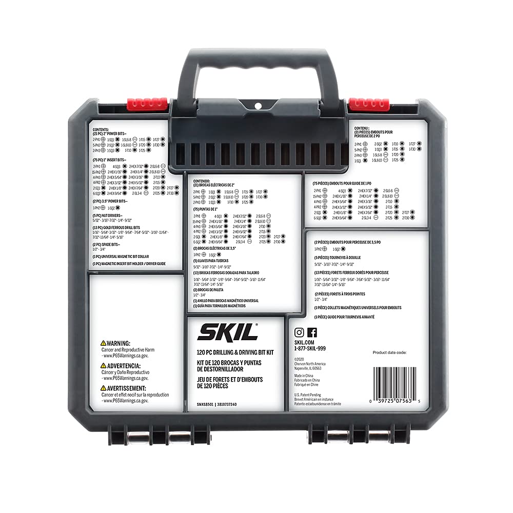 SKIL assorted bits for versatile DIY projects