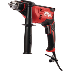 SKIL DL181901 drill close-up of heavy-duty keyed chuck for heavy projects