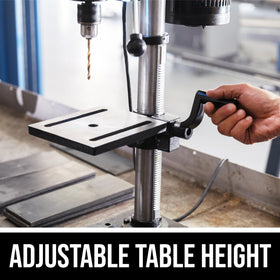 SKIL drill press adjustable table for easy setup