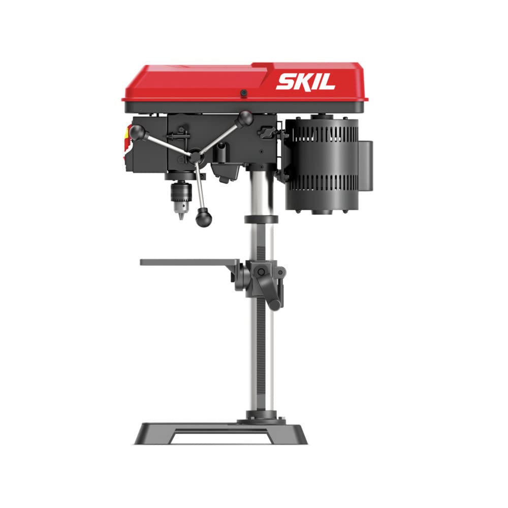 SKIL drill press tilting table supports 0–45 degree drilling