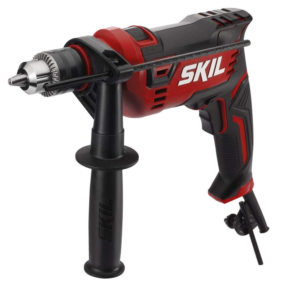 SKIL HD182001 drill in action showing powerful drilling performance
