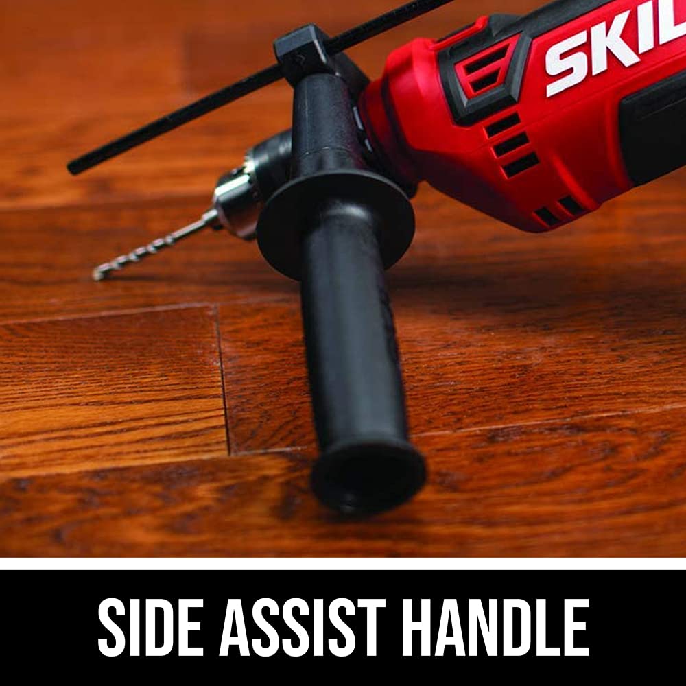 Skil HD182002 lock on feature supports continuous drilling sessions