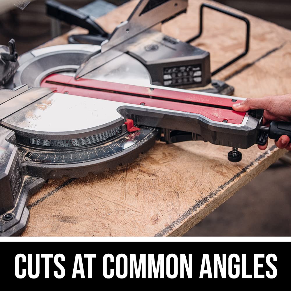 Skil MS6305-00 quick work clamp speeds material securing before cutting.