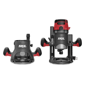 SKIL RT1322-00 router with fixed base setup for versatile precision woodworking