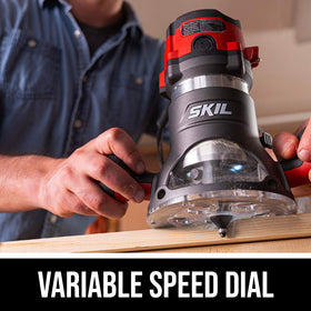 Skil RT1323-00 edge-guide quick-set supports repeatable edge routing.