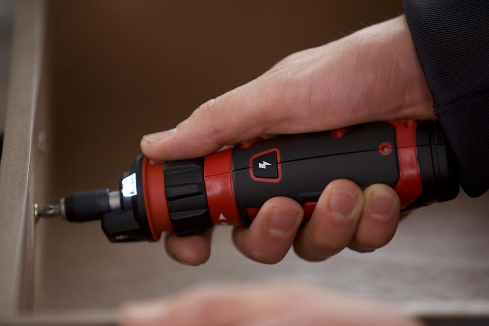 SKIL SD561201 4V cordless screwdriver ready for quick, small projects.
