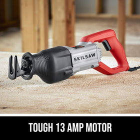 SKIL SPT44A-00 BUZZKILL technology close-up showing vibration suppression for smoother cuts.
