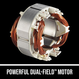 Skil SPT70V-11 dual-field motor stays cooler during work.