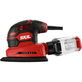 SKIL SR250801 detail sander offers ergonomic soft grip for comfort.