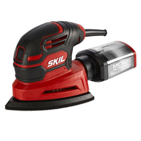 SKIL SR250801 detail sander minimizes vibration for steadier finishes.