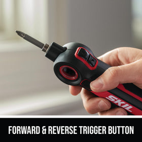 SKIL Twist 2.0 integrated battery enables cordless convenience.