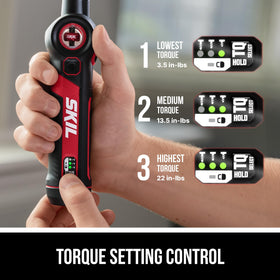 SKIL Twist 2.0 torque settings tailor drive strength for each task.