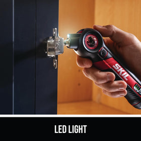 SKIL Twist 2.0 LED light aids visibility in dim spaces