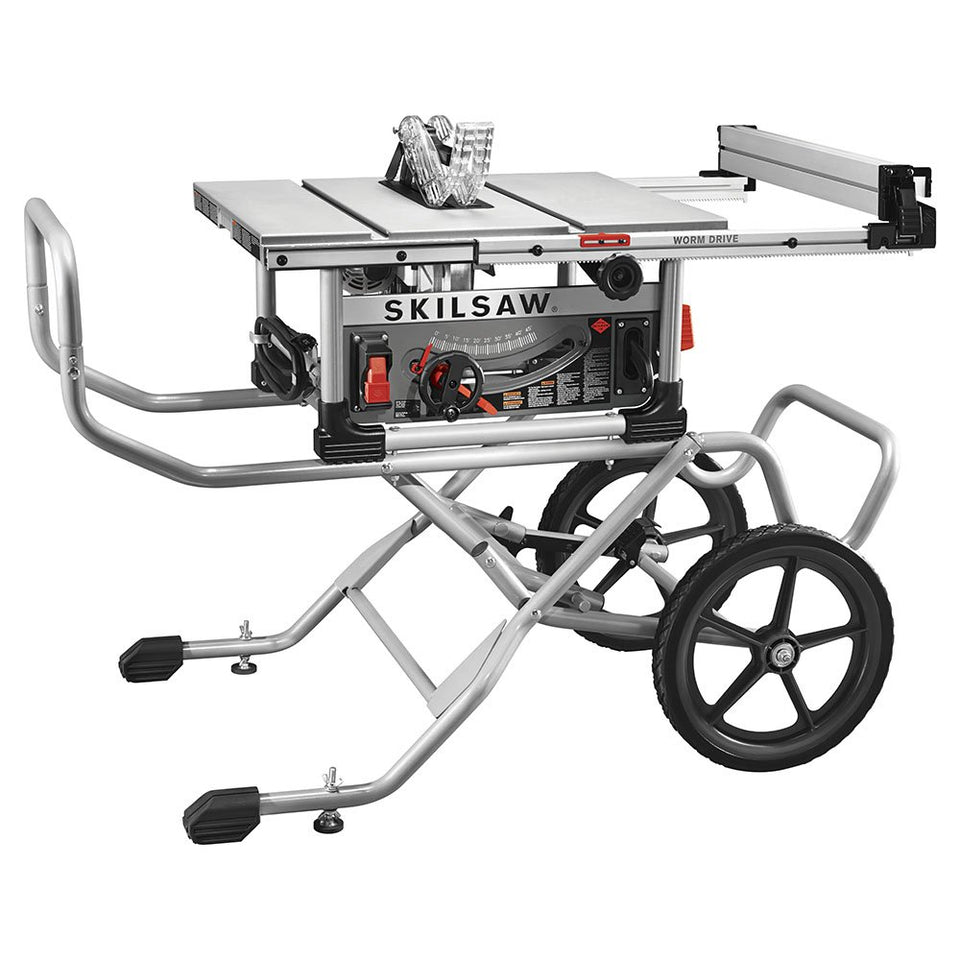 SKILSAW SPT99-11 worm-drive table saw front view for rugged, accurate cuts
