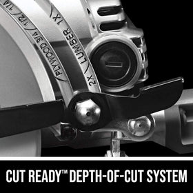 Skilsaw SPT77W-01 depth adjustment for fast, accurate settings.