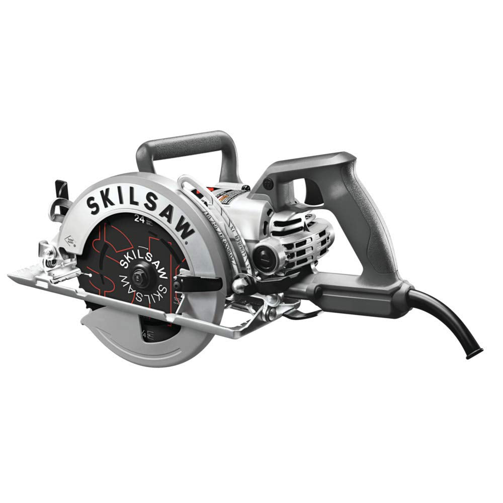 Skilsaw SPT77W-01 integrated saw hook aids safe rafter placement.