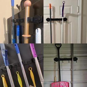 SKNOOY fridge door magnetic holder keeps cleaning tools within reach.