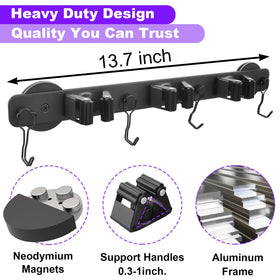 SKNOOY no-drill installation for quick, damage-free mounting on magnetic surfaces.