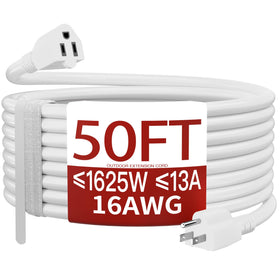 Skrizcable 50 ft outdoor extension cord flexing for garden use