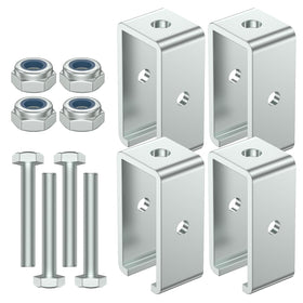 SKTREX Channel Trolley Track Bracket for 1-5/8-inch UNISTRUT channels, sturdy support.