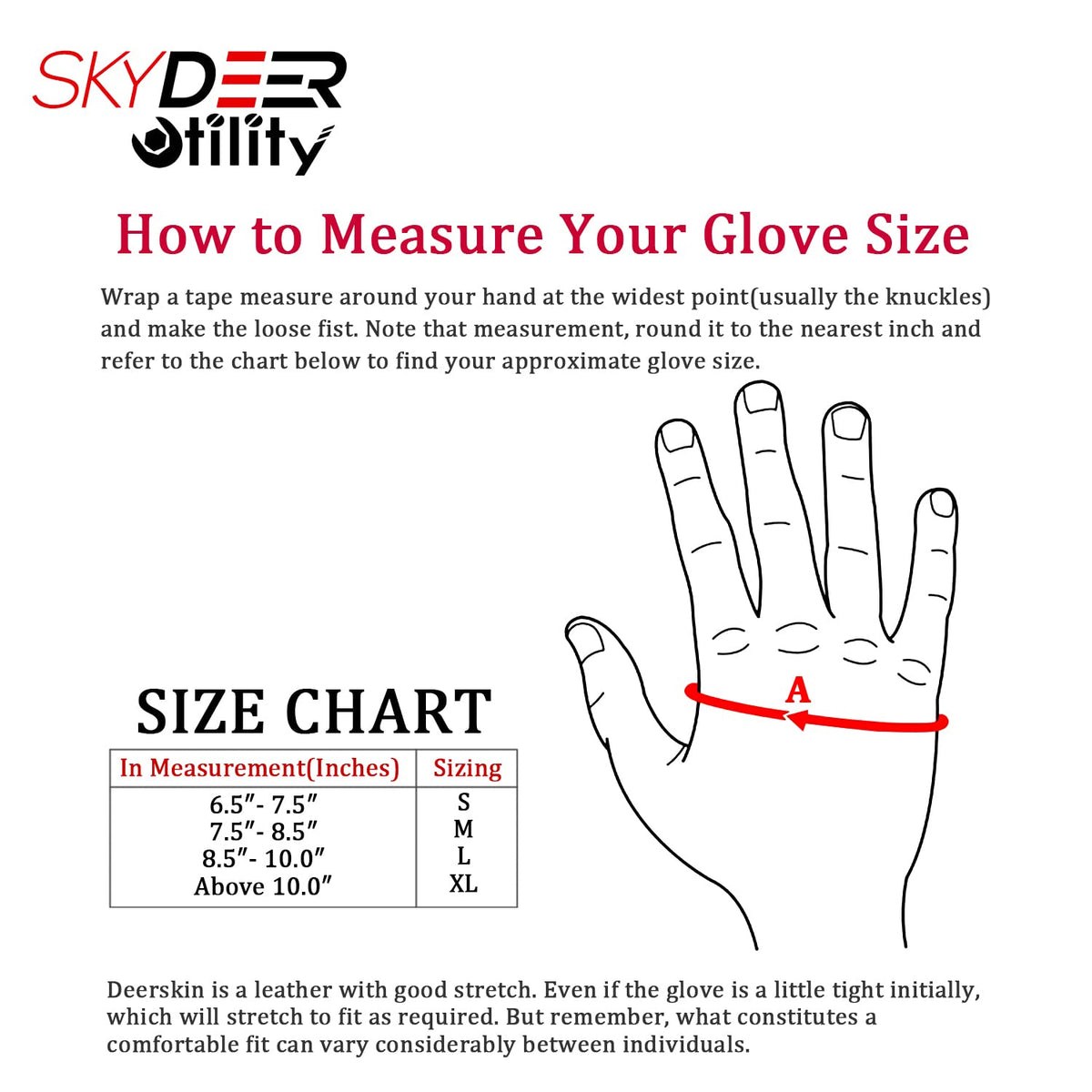 SKYDEER premium elkskin gloves durable protection for professionals