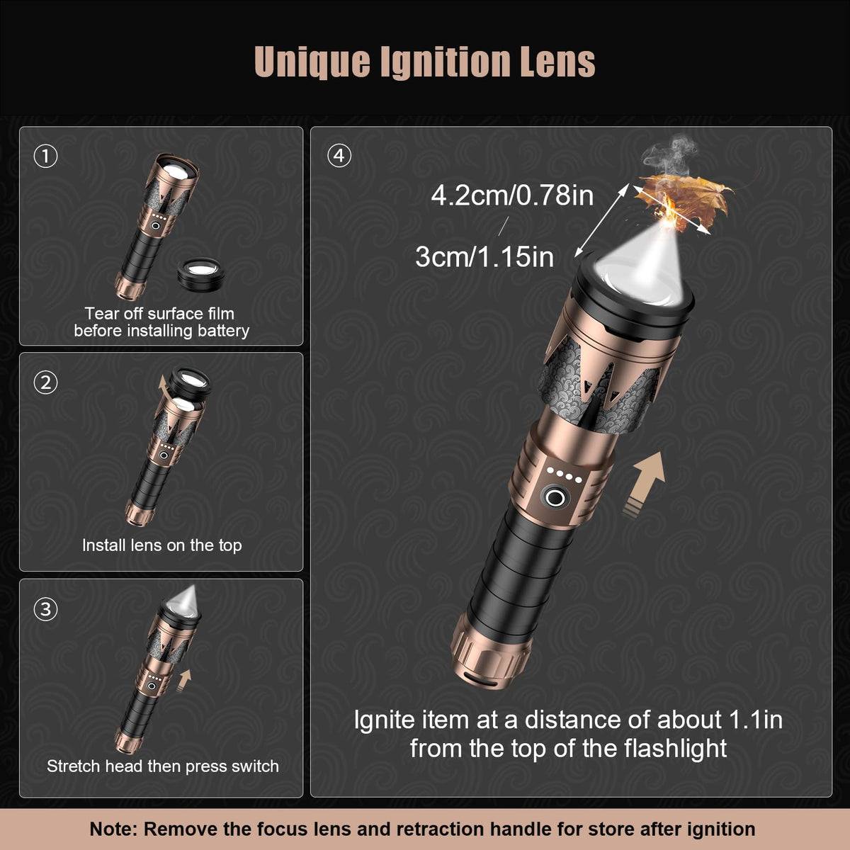 SKYFIRE 3000-lumen beam demonstrates long-range visibility for outdoor tasks.